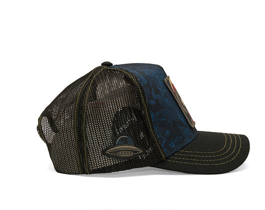 Kappe Capslab - Looney Tunes Trucker - Marvin the Martian Print - Navy / Black