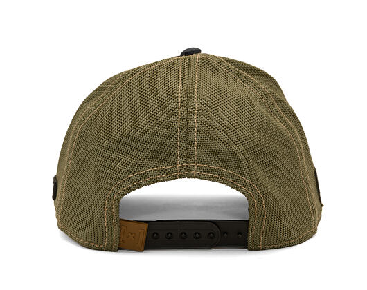 Kappe Capslab - Tom & Jerry Trucker - Best Buddies Distressed Patch - Brown / Olive
