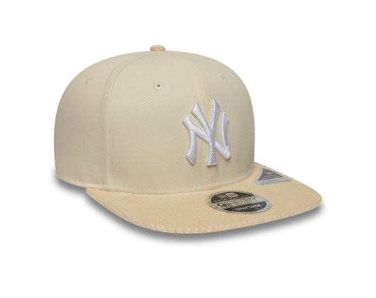 Kappe New Era - MLB Cord Visor 9FIFTY Original Fit - NY Yankees - Cream