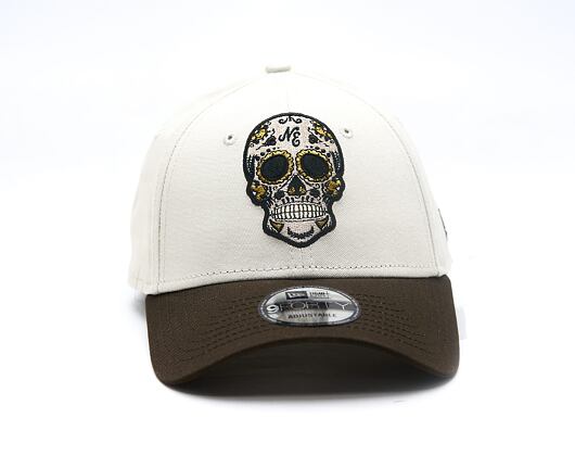 Kappe New Era - Branded Skull Pack 9FORTY - Stone / Light Brown