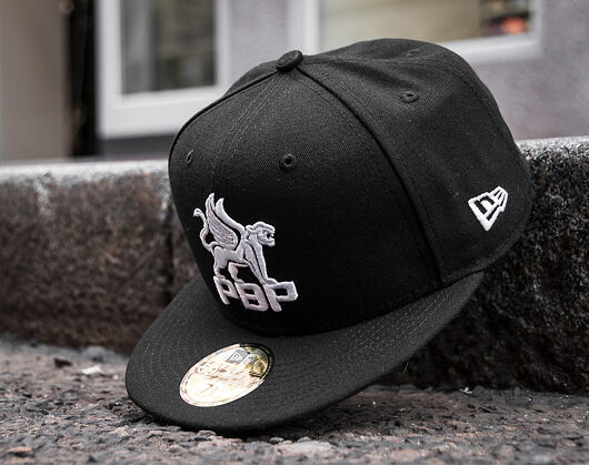 Kappe Prague Black Panthers 2017 59FIFTY Schwarz/Weiß