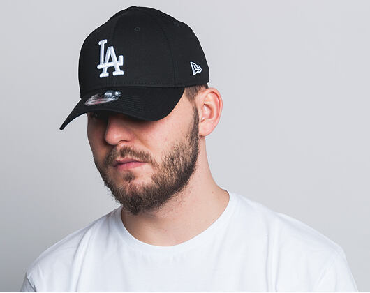 Kappe New Era League Essential - LA Dodgers - 9FORTY Black/White Strapback