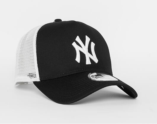 Kappe New Era - MLB Clean 9FORTY Trucker - NY Yankees - Black / White
