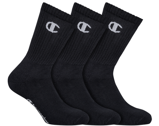 Socken Champion 3P CREW SOCKS LEGACY Black