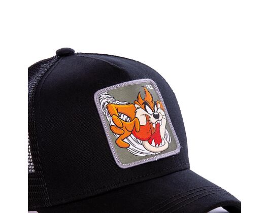 Kappe Capslab Trucker - Looney Tunes - Taz - Black