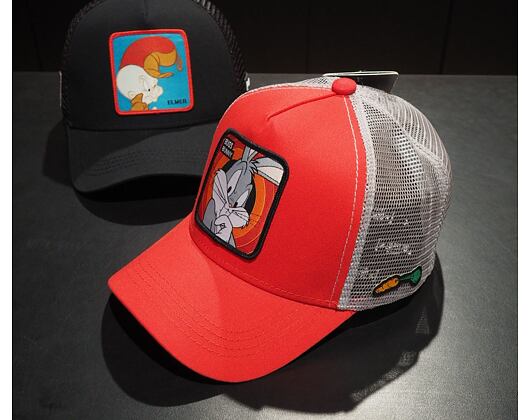 Kappe Capslab - Trucker Looney Tunes - Bugs Bunny - Red / Grey