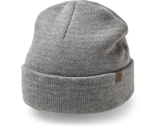 Statewear Morris Hipster Beanie Hellgrau Melange