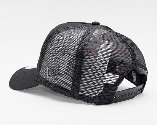 Kappe New Era - NBA Black on Black 9FORTY Trucker - LA Lakers - Black