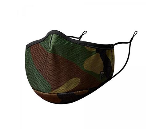 Mund-Nasen-Schutz New Era Diamond Era - NY Yankees - Face Mask Woodland Camo