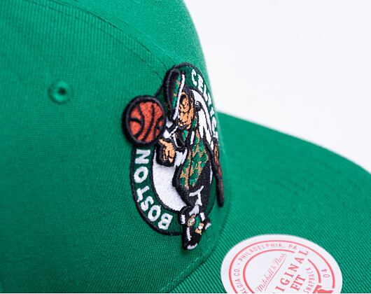 Kappe Mitchell & Ness - NBA Team Ground 2.0 Snapback - Boston Celtics - Green