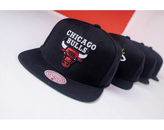Kappe Mitchell & Ness - Top Spot Snapback Hwc - Chicago Bulls - Black