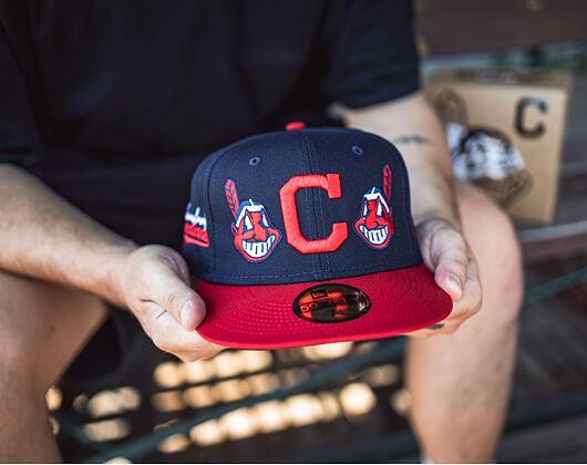 Kappe Adam Wave 59FIFTY MLB “Banned” Cleveland Indians Fitted