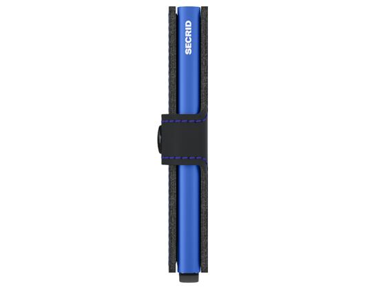 Geldbörse Miniwallet Secrid Matte Black & Blue
