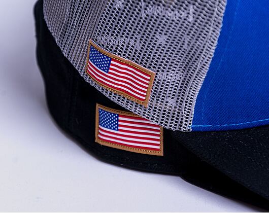 Kappe Capslab NASA A-Frame Trucker CL/NASA/1/NAS3 Royal Blue / Grey / Black