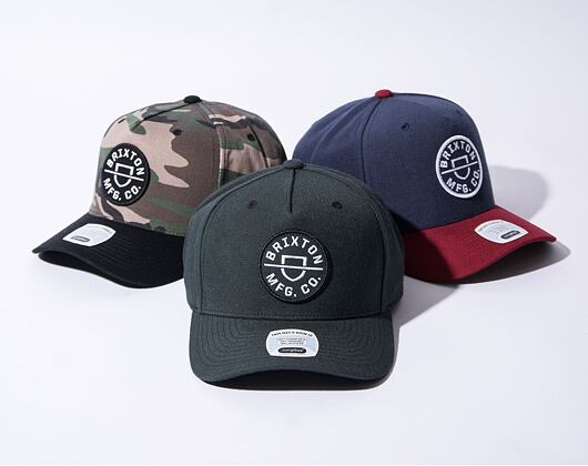 Kappe Brixton Crest C MP Snapback - Black