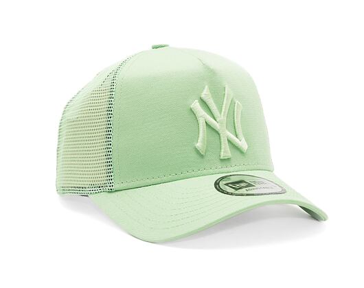 Kinder Kappe New Era 9FORTY Kids A-Frame Trucker MLB Tonal Mesh - NY Yankees - Bright Green
