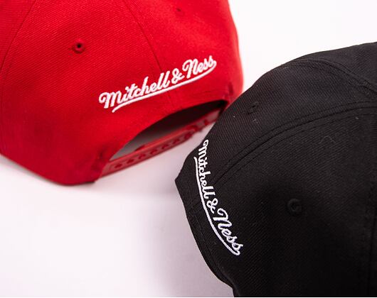 Kappe Mitchell & Ness NBA Conference Patch Snapback Hwc Detroit Pistons Schwarz