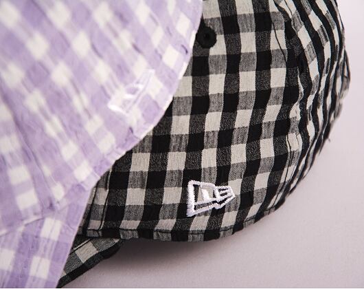 Damen Kappe New Era 9TWENTY MLB Womens Gingham  - NY Yankees - Pastel Lilac / White
