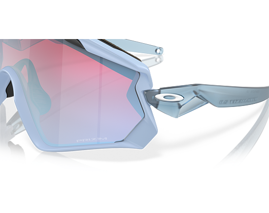 Sonnenbrille Oakley Wind Jacket 2.0 Transparent Stonewash / Prizm Snow Sapphire Iridium