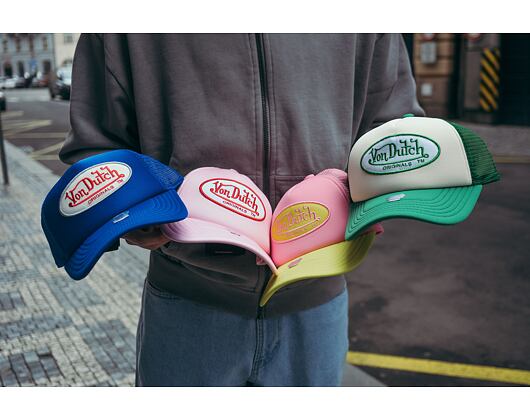 Kappe Von Dutch Trucker Tampa - Trucker Foam - Polyester Foam - Cream/Green