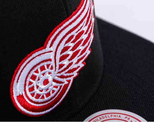 Kappe Mitchell & Ness NHL Top Spot Snapback Detroit Red Wings Black