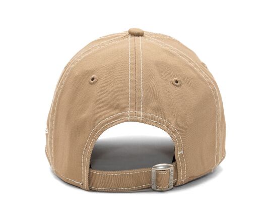 Damen Kappe New Era 9TWENTY MLB Washed - NY Yankees - Camel / White