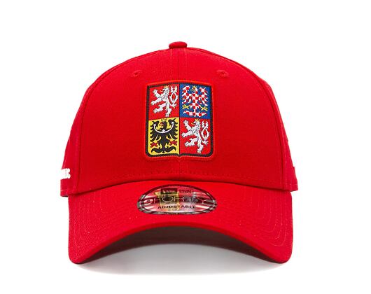 Kappe New Era 9FORTY National Team - Czech Republic Scarlet