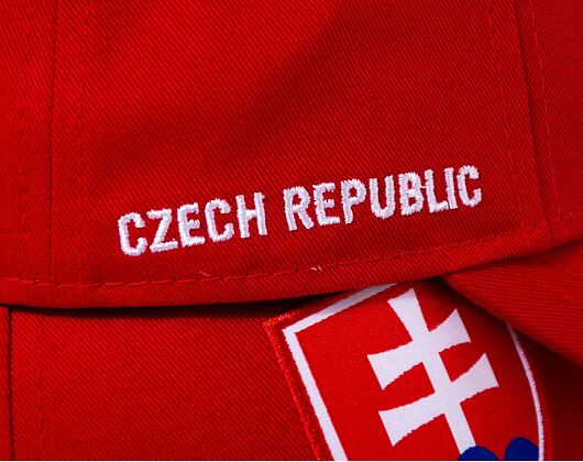 Kappe New Era 9FORTY National Team - Czech Republic Scarlet