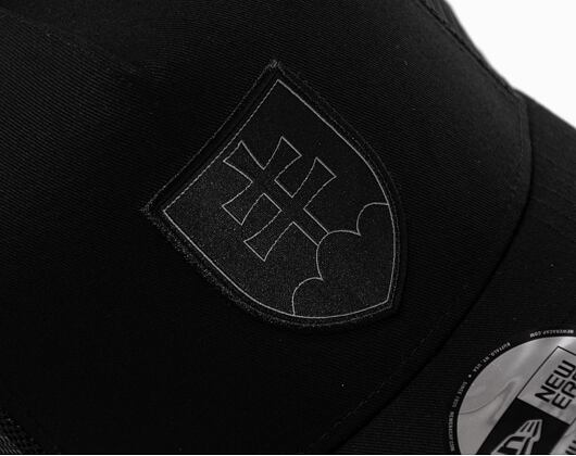 Kappe New Era 9FORTY Trucker National Team - Slowakei Schwarz / Schwarz