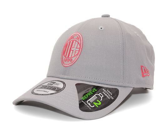 Kappe New Era 9FORTY Seasonal Pop AC Milan - Grey / Lava Red