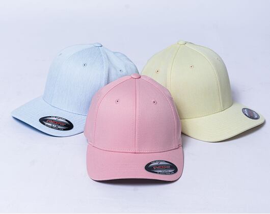 Kinder Kappe Yupoong Flexfit - Flexfit Wooly Combed - Pink