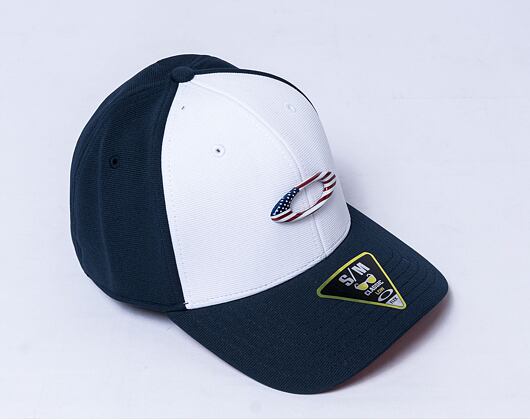 Kappe Oakley Tincan Cap US Elipse - Black / White