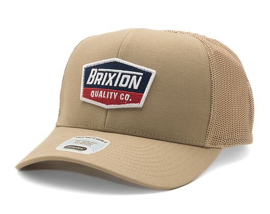 Kappe Brixton Regal Netplus MP Trucker Hat - Khaki/Khaki