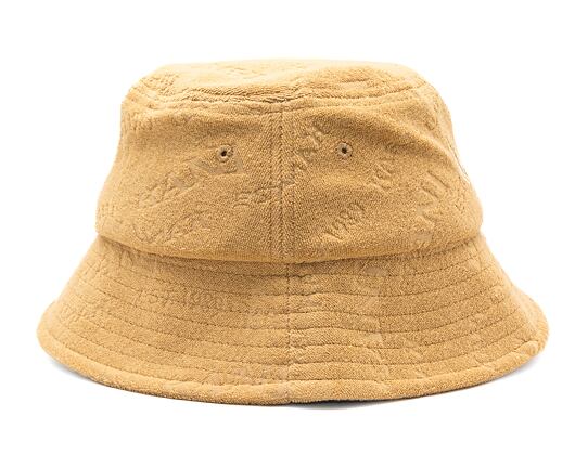 Hut Karl Kani Signature Frottee Bucket Hat sand