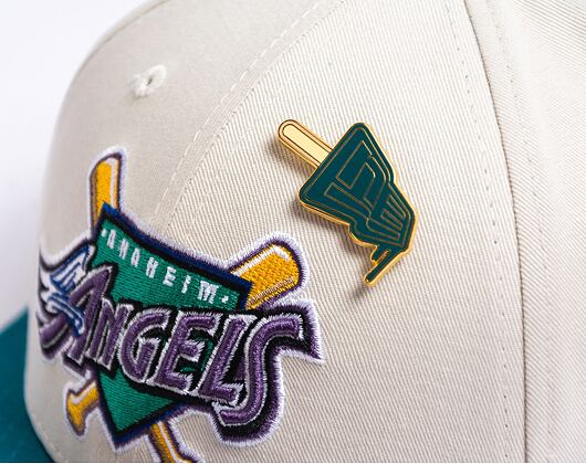 Kappe New Era 59FIFTY Low Profile "Melted Cream" Pin - Anaheim Angels - Cream