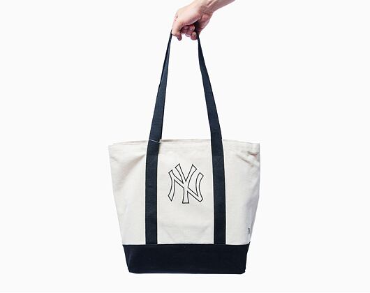 Tasche New Era MLB Premium Tote Bag - NY Yankees - Ivory / Black