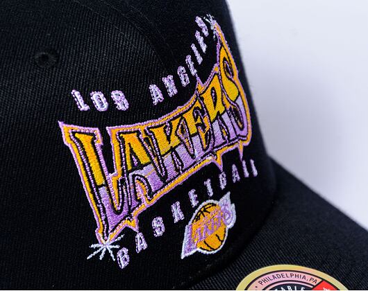 Kappe Mitchell & Ness - NBA Glow Up Classic Red - LA Lakers - Black