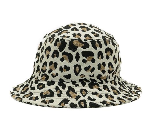 Damen Bucket Mütze New Era - Adventure Bucket Leopard - Stone / Black