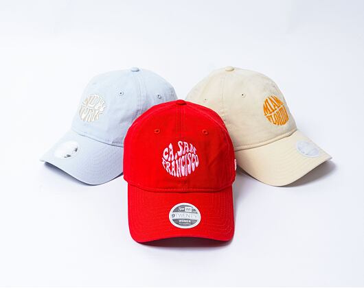 Damen Kappe New Era - 9TWENTY Summer City - San Francisco - Scarlet / Fondant Pink