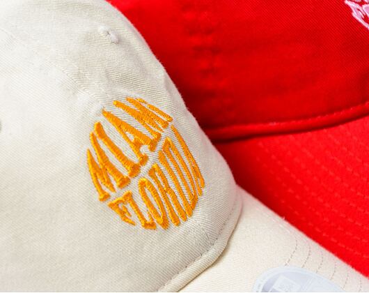 Damen Kappe New Era - 9TWENTY Summer City - Miami, Florida - Beige / Orange