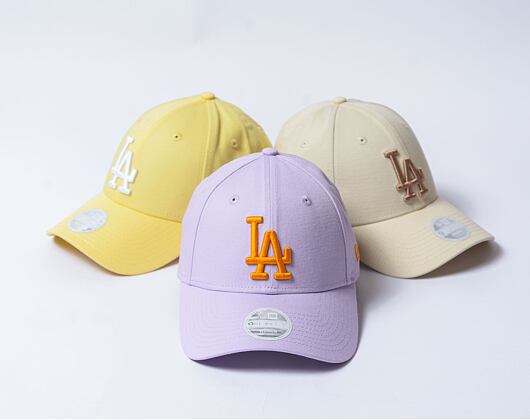 Damen Kappe New Era - 9FORTY League Essential - LA Dodgers - Pastel Purple / Orange