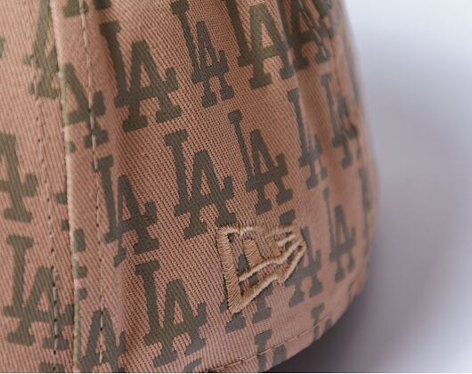 Kappe New Era - 9FORTY Team Monogram - LA Dodgers - Camel