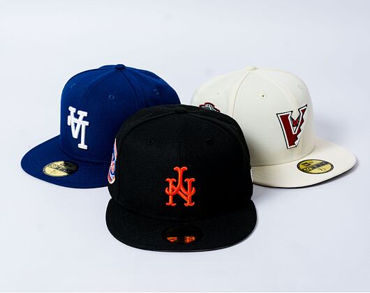 Kappe New Era - 59FIFTY Upside-Down - NY Mets - Black