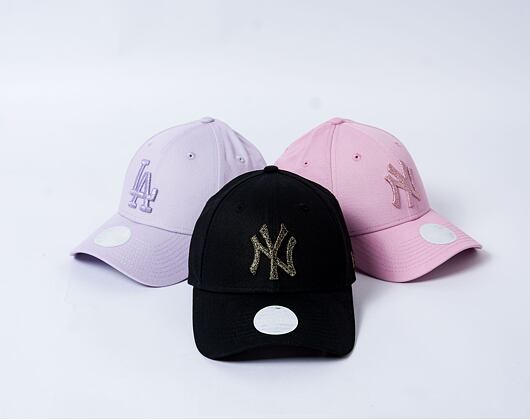 Damen Kappe New Era - 9FORTY Metallic Logo - NY Yankees - Black