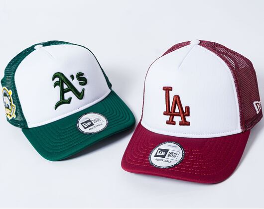 Kappe New Era - 9FORTY Trucker World Series - LA Dodgers - Rust