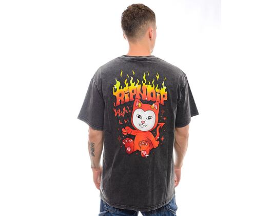 T-Shirt Rip N Dip Scary Cute Tee (Black Wash )