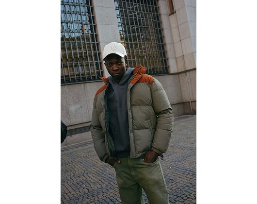 Jacke New Era - Canvas Puffer - New Olive / Brown