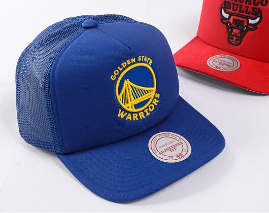 Kappe Mitchell & Ness - Evergreen Trucker - Golden State Warriors - Blue