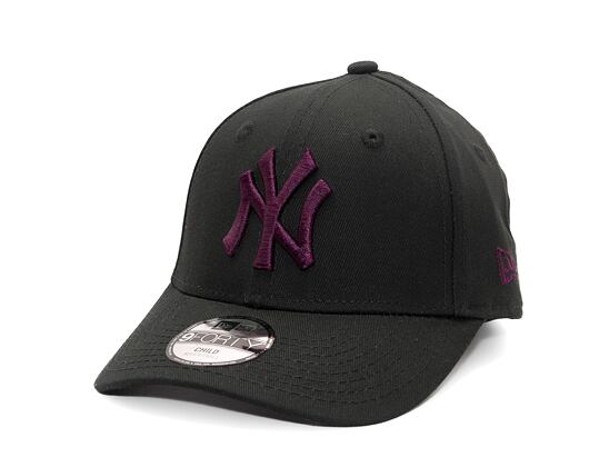 Kinder Kappe New Era - 9FORTY Kids MLB League Essential - NY Yankees - Black / Purple