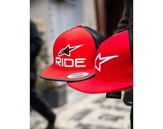 Kappe Alpinestars - Ride 4.0 - Red/Black/White